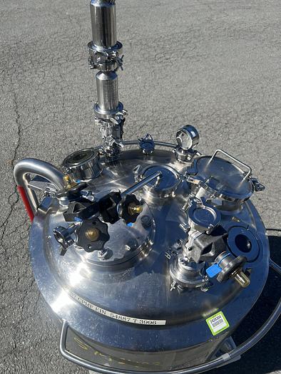 Used Reactor, 80 Gallon (300 Liters), 316L Stainless Steel, Jacketed, 45 PSI Internal #S745423