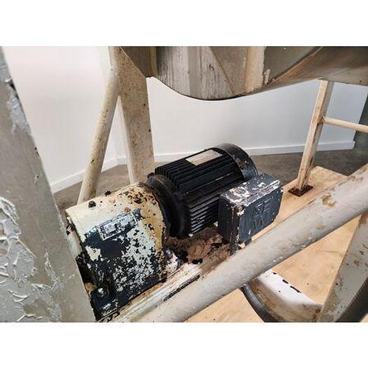 Used Ribbon Mixer, 18 Cu Ft, Stainless Steel, Jacketed, 5 HP - #
