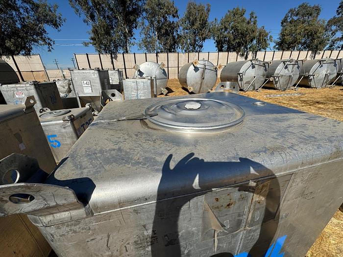 Used Tank, 550 Gallon, 316 Stainless Steel, LiquiTote, #5991121
