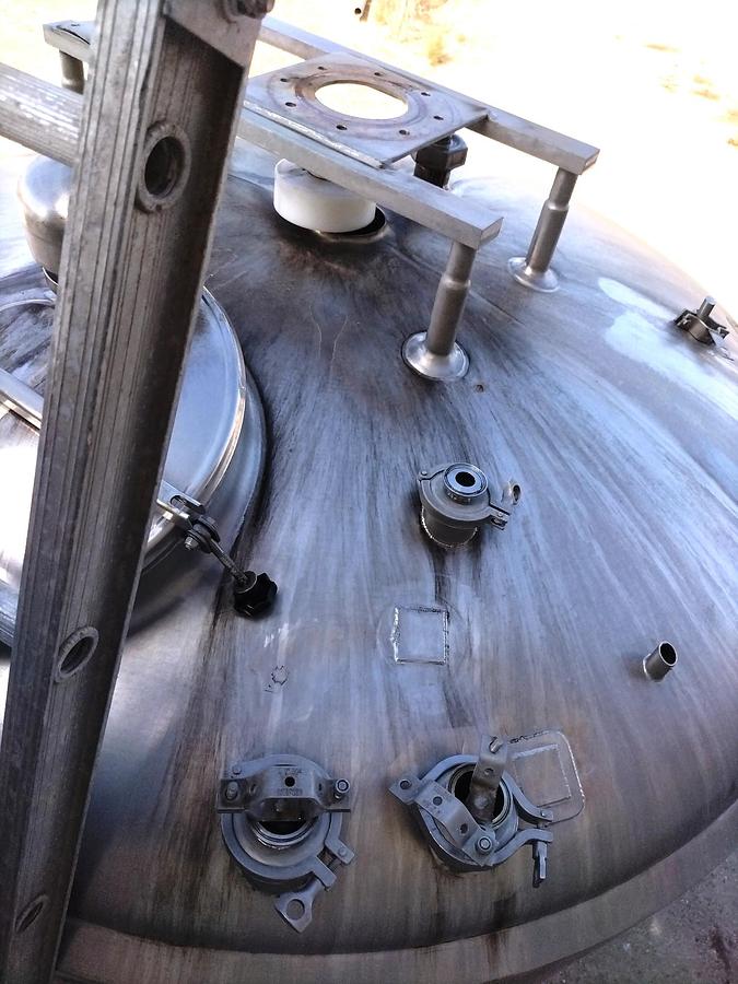 Used Tank, 1,000 Gallon, Jacketed, Stainless Steel, #5991894