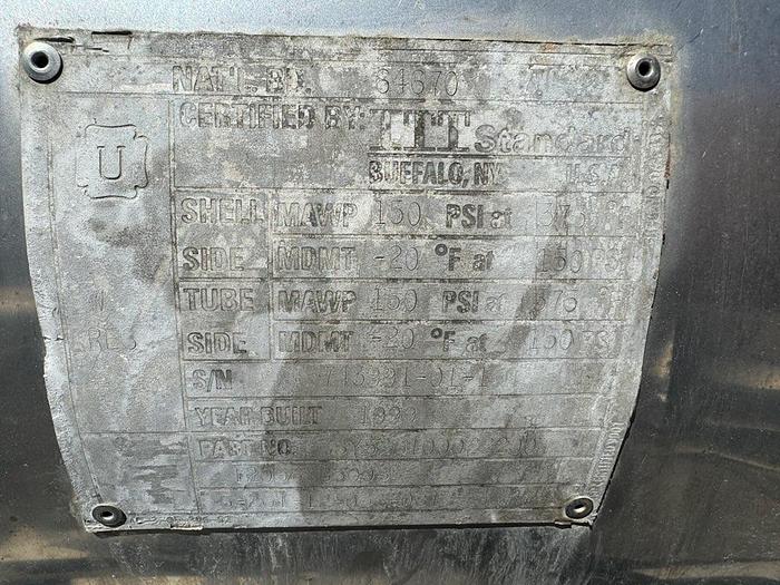 Used Heat Exchanger, Plate, 2,300 SF, 316 Stainless Steel, APV, HTST #C743296