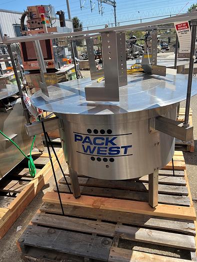 Used Table, Accumulation, 48", Stainless Steel, Unscrambler, PackWest #S745238