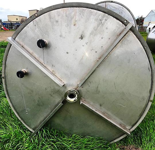 Used Tank, 2,400 Gallon, Stainless Steel, 5'6" x 14', Single Wall #S745016