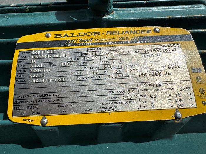 Used Mill, Nut Butter Mill, AC Horn, Model 148-C-8-SS, Stainless Steel, 30 HP #S745470