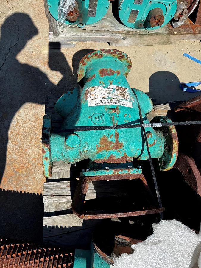 Used Grinder, 3 HP, JWC Muffin Monster, 4" Inlet/Outlet, #5991504