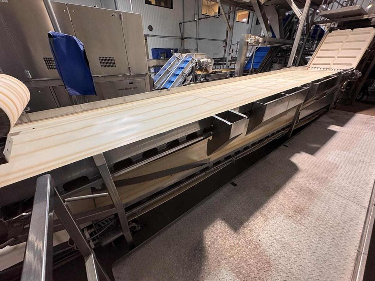 Used Conveyor, Belt, Inspection, 48" x 24", (3) operator stations per side, Stainless, #5991851