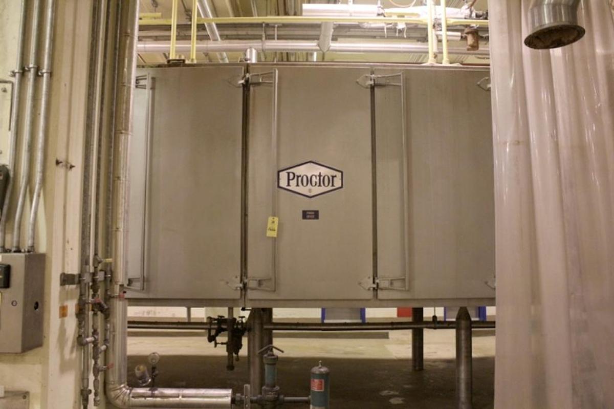 Used Dryer, Apron, 80" x 54', S/st, Proctor & Schwartz, Dbl Pass #5991902