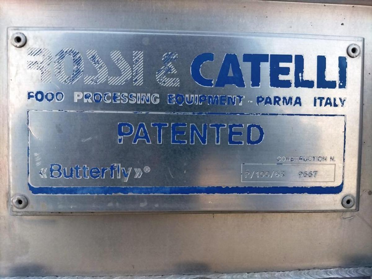 Used Pulper, Finisher, Rossi Catelli, Model P100/6R, Turbo Juice Extractor, #5991911