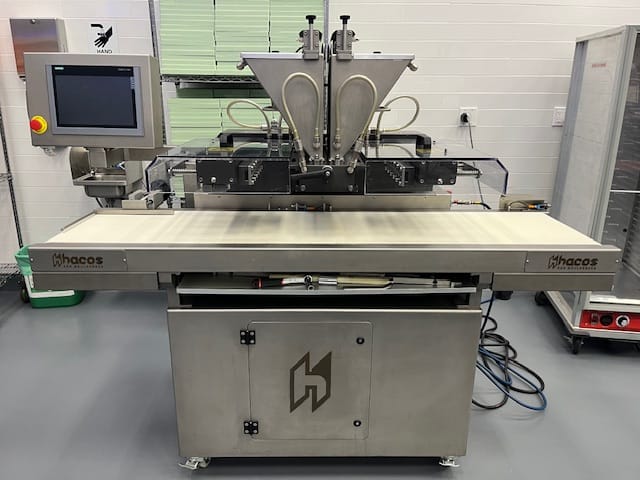 Used Depositor, Chocolate, Model MINOS 9, Siemens Touchscreen, 120V, Stainless Steel, #5991860