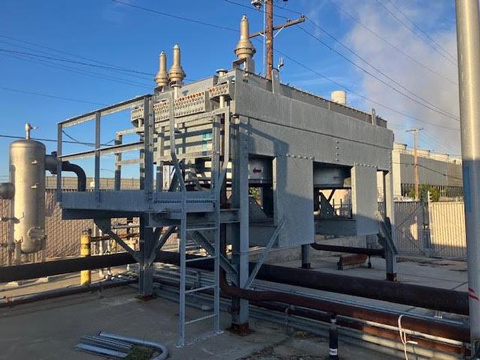 Used Heat Exchanger, Air Fin, 469 SF, Fabsco, (2) 7.5 HP