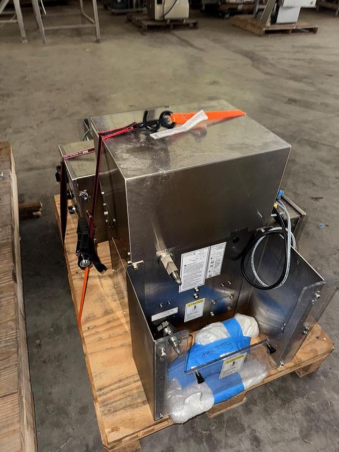 Used Filler, Piston, Monoblock, M&O Perry with (3) Filamatic Piston Fillers, Crimper, Stainless Steel, #5991418