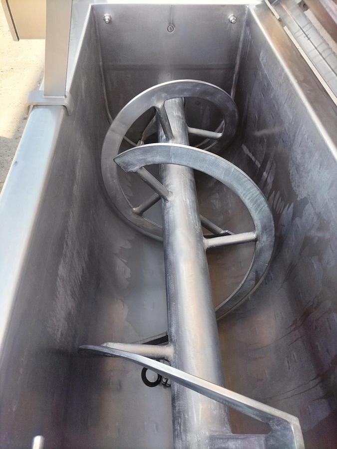 Used Mixer, Ribbon, 18 CF, Blentech, Jacketed, Stainless Steel, #5991892
