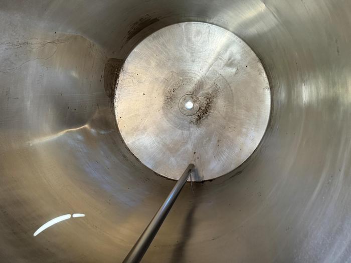 Used Tank, 2,000 Gallon, 316 Stainless Steel, 6' x 9', #5991031