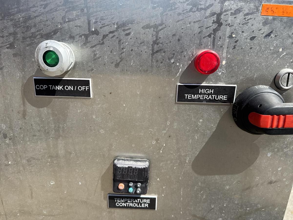 Used COP Wash Tank, 120 Gallon, Stainless Steel, Electric, 10 HP, VFD, #5991519