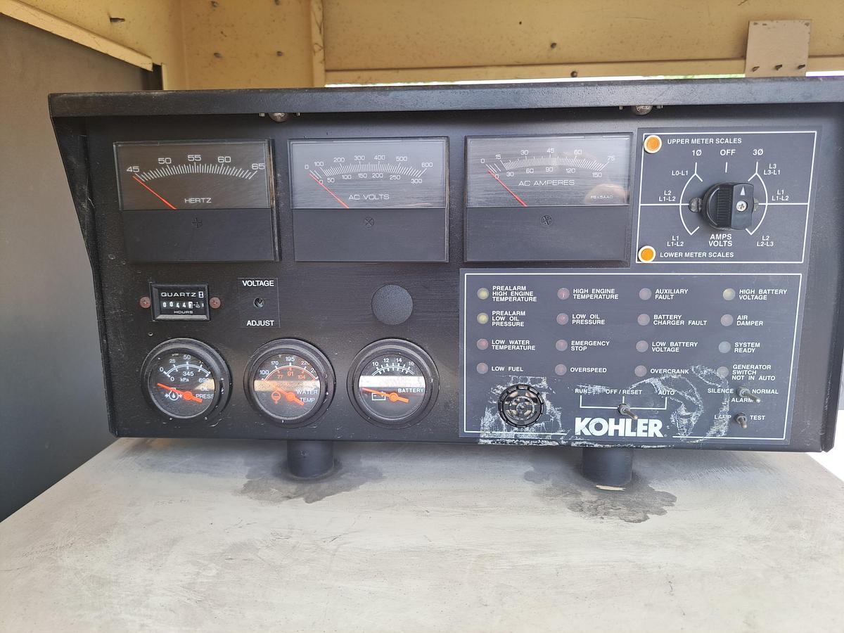 Used Generator, Diesel, 26 kW, Kohler, Self Contained, 240 Volt, #C738157