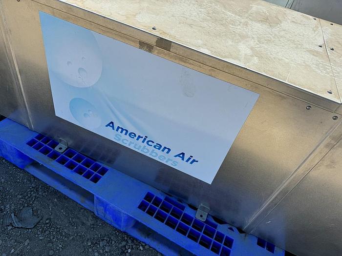 Used Scrubber, Air, 24" x 24" x 10', Stainless Steel, American Air, #5990979