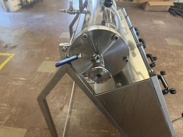 Used Filler, Bottle, Inline, 4-Head, Stainless Steel, Isobarometric Filling, #5991183