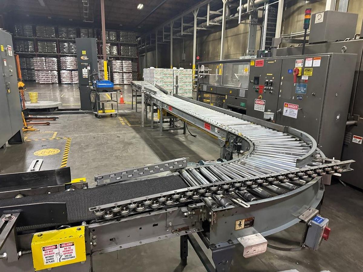 Used Case Packaging Line, Lantech / SWF / Markem / Kisters / Columbia, Stainless Steel, #5991612