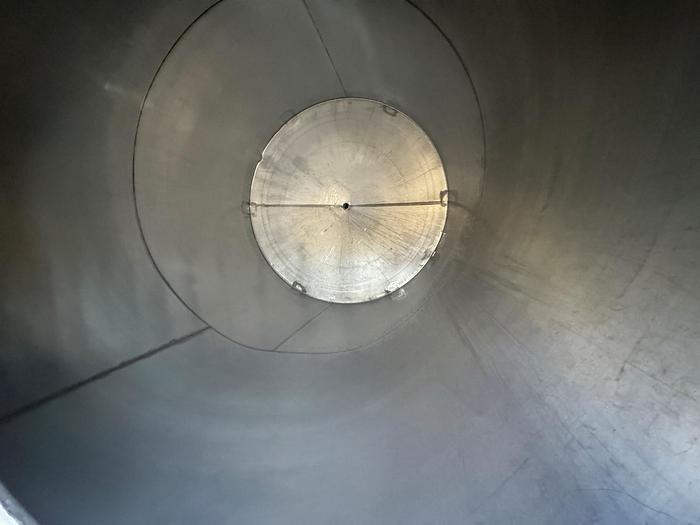 Used Tank, 6,000 Gallon, 316 Stainless Steel, Dish Bottom, Legs, #5991001