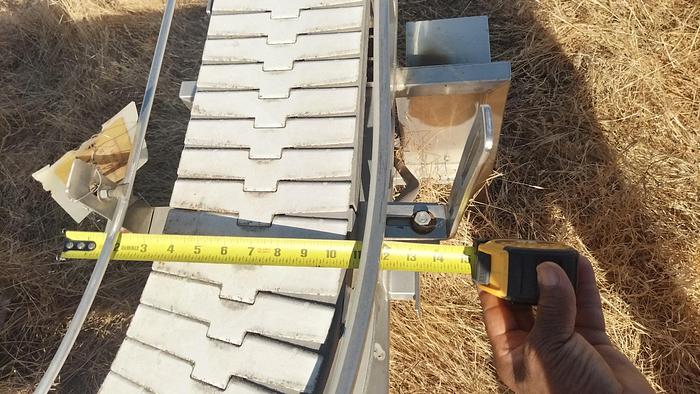 Used Conveyor, Belt, 7.5" x 7'8", S/st, Safeline #S740535