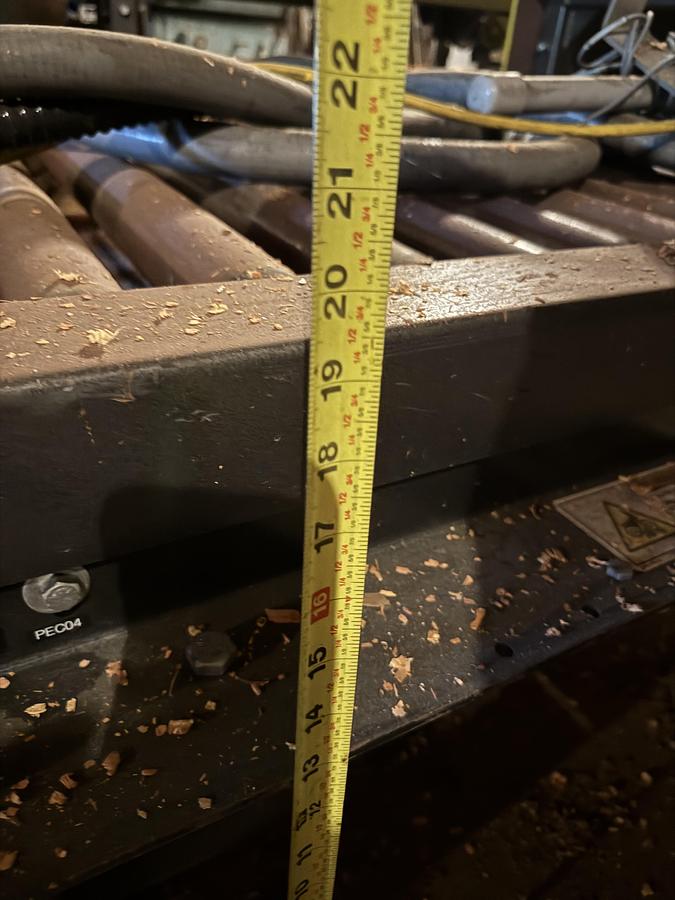 Used Wrapper, Pallet, Wulftec, WCA-SMART, Powered Roller Conveyor, #5991045