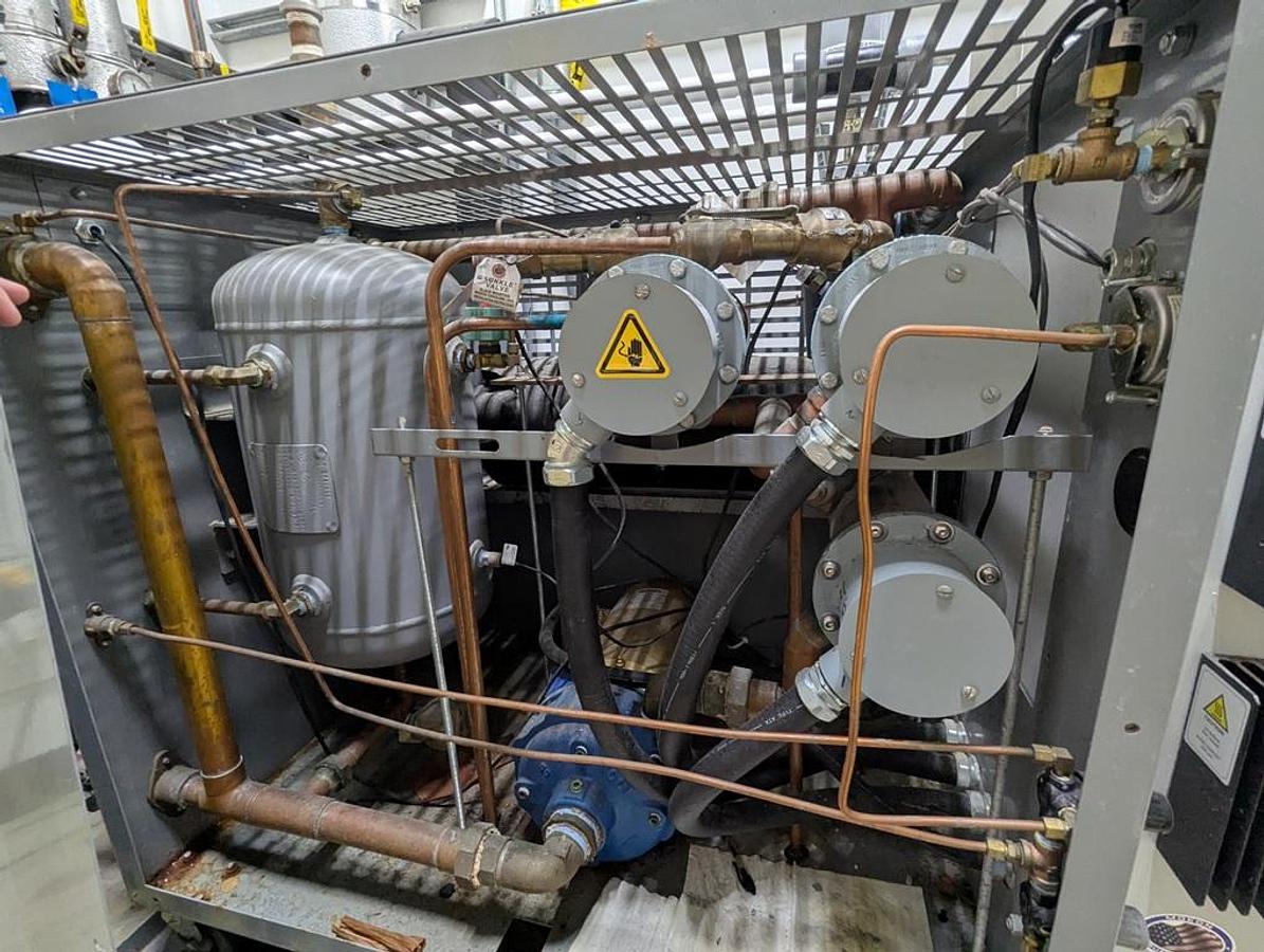 Used Reactor, 50 Gallon, Glass Lined, Pfaudler, w/ Condenser, System, Skid Mounted, #5991534