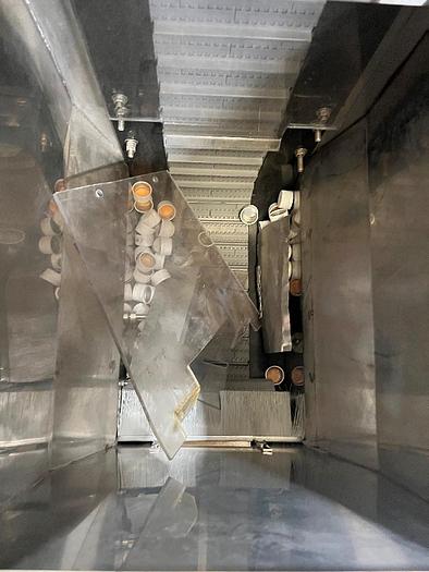 Used Filling Line, 12-Head, Overflow Filler, Inline Capper, Wrap Labeler #C745379