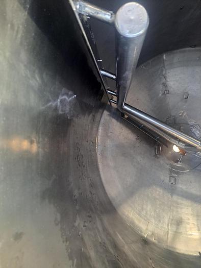 Used Tank, 2,000 Gallon, Jacketed, Scraper Agitation, Cone Bottom, APV #S745304