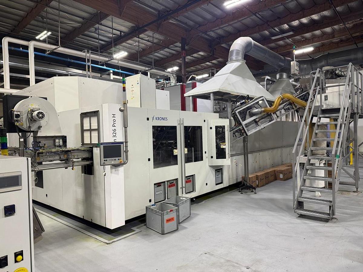 Used Blow Mold System, 26-Cavity, Krones Contiform 326 Pro H, 2017, with Preform Sorter & Vision System, #5991614