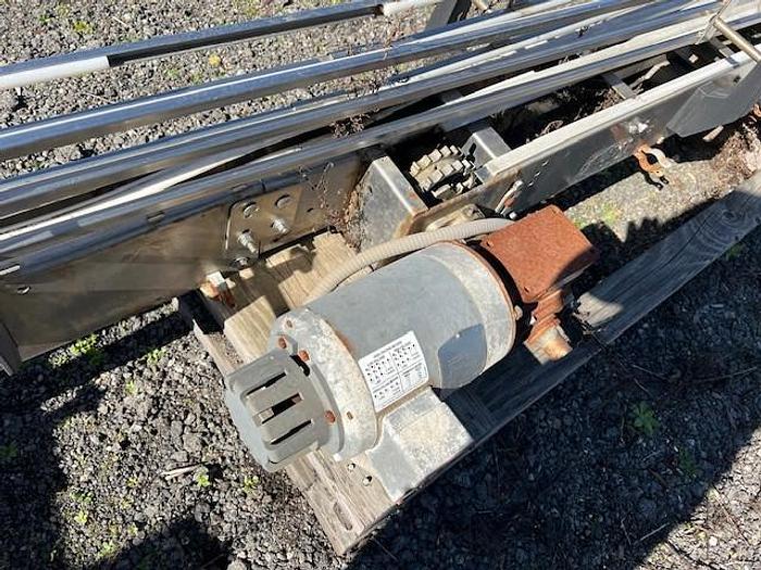 Used Conveyor, Belt, 6" X 25', S/st, Bottle Track, #S741839