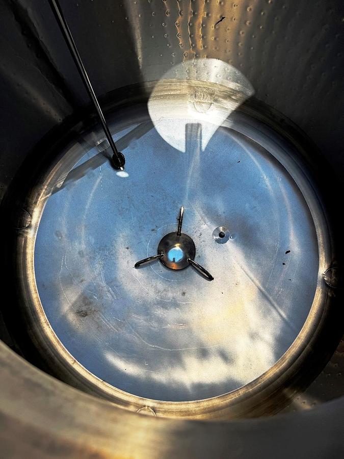 Used Tank, 290 Gallon (1,100-Liter), 316L Stainless Steel, Jacketed, Full Vacuum, Mueller, #