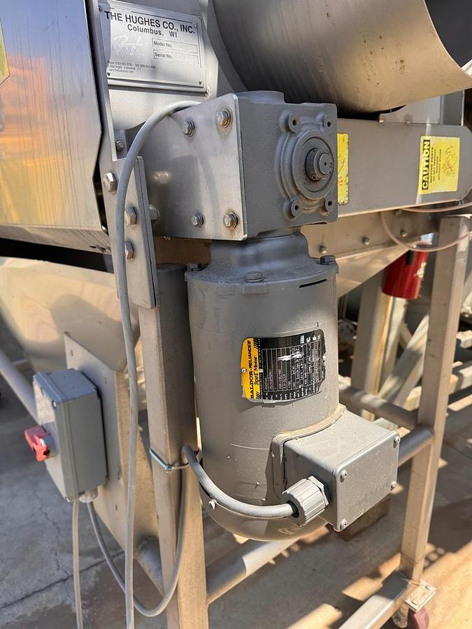 Used Cutter, Bean Snipper, Hughes, 24" diameter drum, Stainless Steel, Portable, #5991870