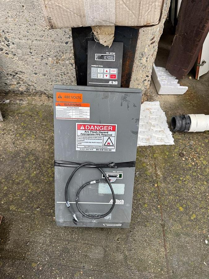 Used Mixer, Ribbon, 90 CF, 316L Stainless Steel, Austin Mac Inc, 50 HP, #5991352