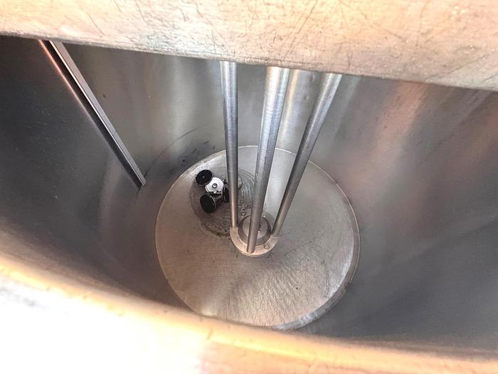 Used Tank, 250 Gallon Total, Dual Tank, High Shear Mixing Skid, #5991228