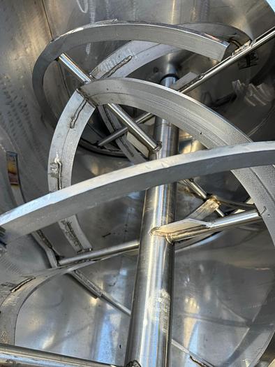 Used Mixer, Ribbon, 35 Cubic Feet, Stainless Steel, Scott Equipment #5861443