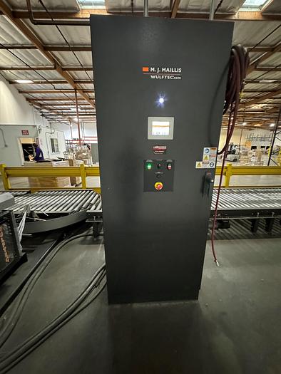 Used Wrapper, Pallet, Wulftec, WCA-SMART, Powered Roller Conveyor, #5991045