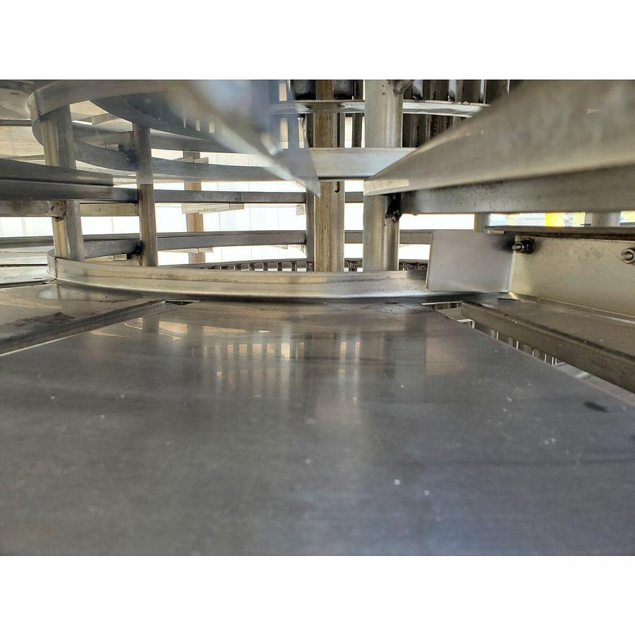 Used Dryer, Turbo, Wyssmont Turbo Tray Dryer Model N-22, 22 Trays, Stainless Steel Cladded, 9’-9” Base, 12’-0” Height, 1.5HP Turbo Drive, #5991640