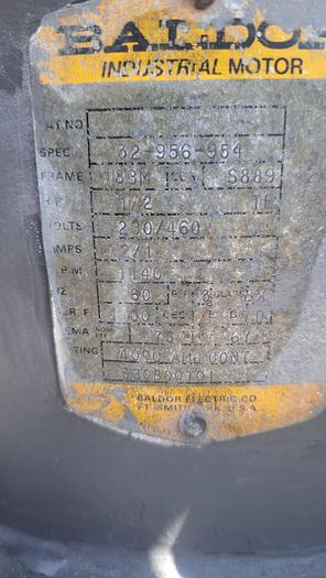 Used Screen, Sweco, 30", S/st, Single Deck, 0.5 HP #S744350