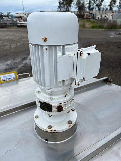 Used Stainless Steel 175-Gallon Jacketed and Agitated Processor Tank #S744976