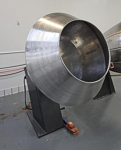 Used Mixer, Rotary, Drum, Seasoning, Stainless Steel, 41"