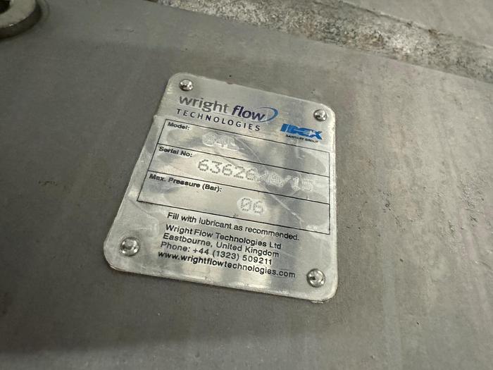 Used Pump, Positive, IDEX, Model S4L, Wright Flow #S745447