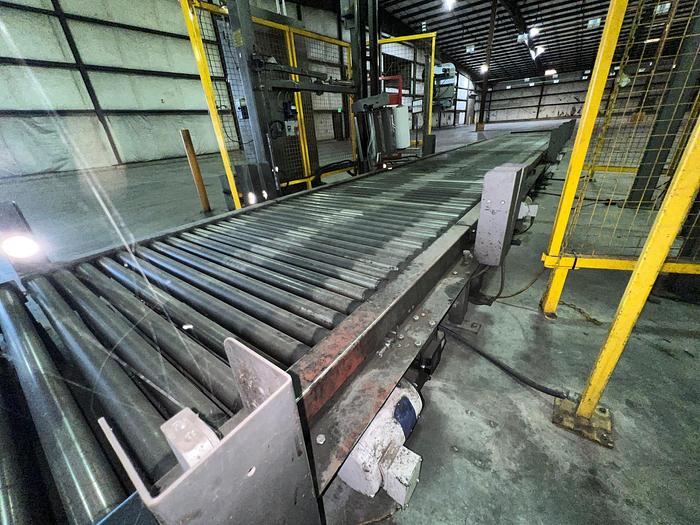 Used Palletizer, A-B-C, Model NODE 7, Automatic, Wulftec Stretch Wrapper, #