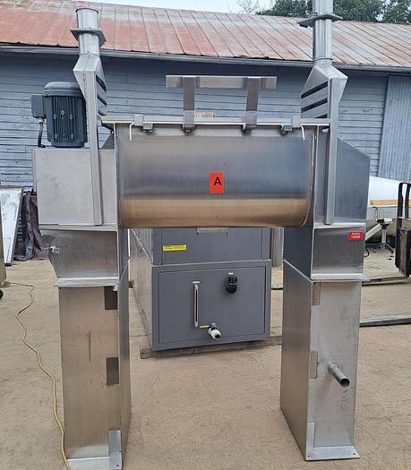 Used Mixer, Ribbon, 5 CF, Stainless Steel, Double Ribbon, 5 HP #S745503