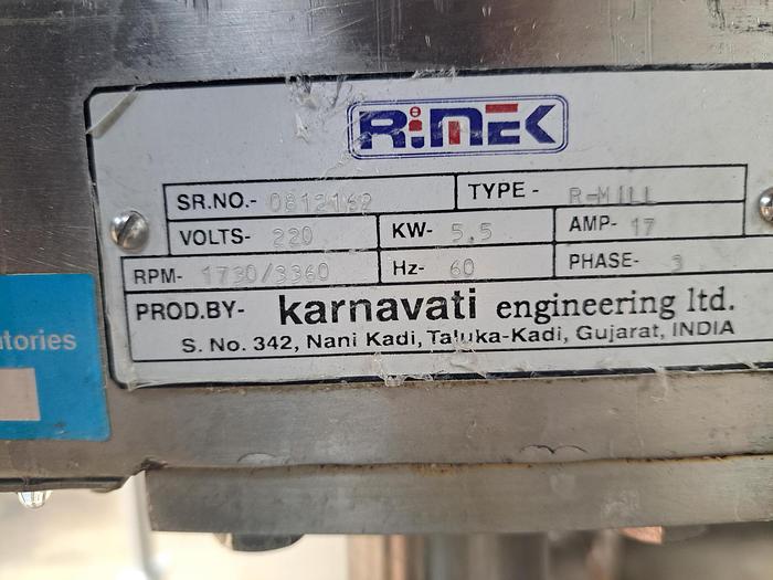 Used Mill, Hammer, RIMEK, Stainless Steel #S745155
