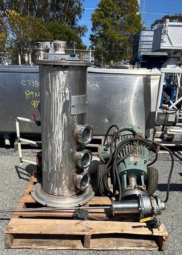 Used Still, 220 Gallon, S/st, Column, Condenser, Steam Heated, Insulated #C745096