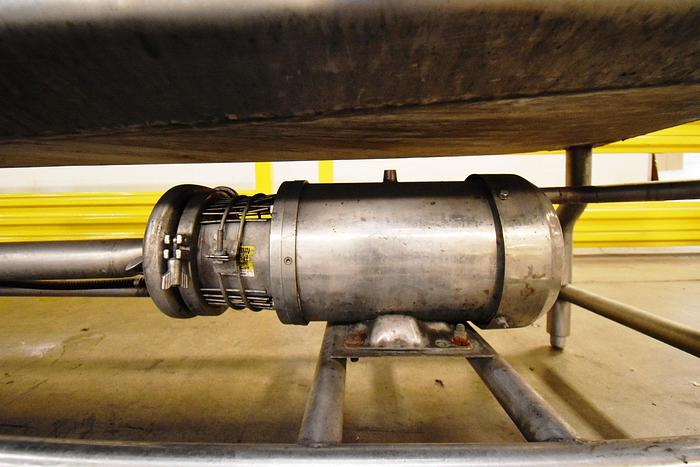 Used Tank, COP Wash Tank, 200 Gallon, 316 Stainless Steel, Pump, #5991037