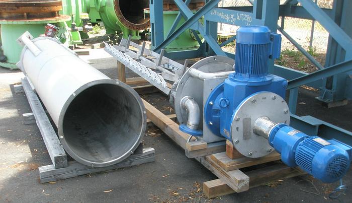 Used Tank, 350 Gallon, Stainless Steel, 2'6" X 10', Double Agitation, #C693490