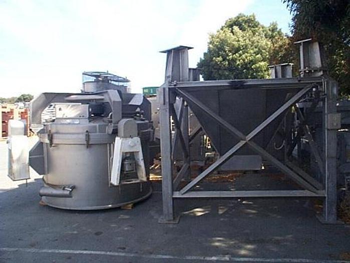 Used Centrifuge, Basket, Perforate, 60" X 40", 316 S/st, Western States #C730058