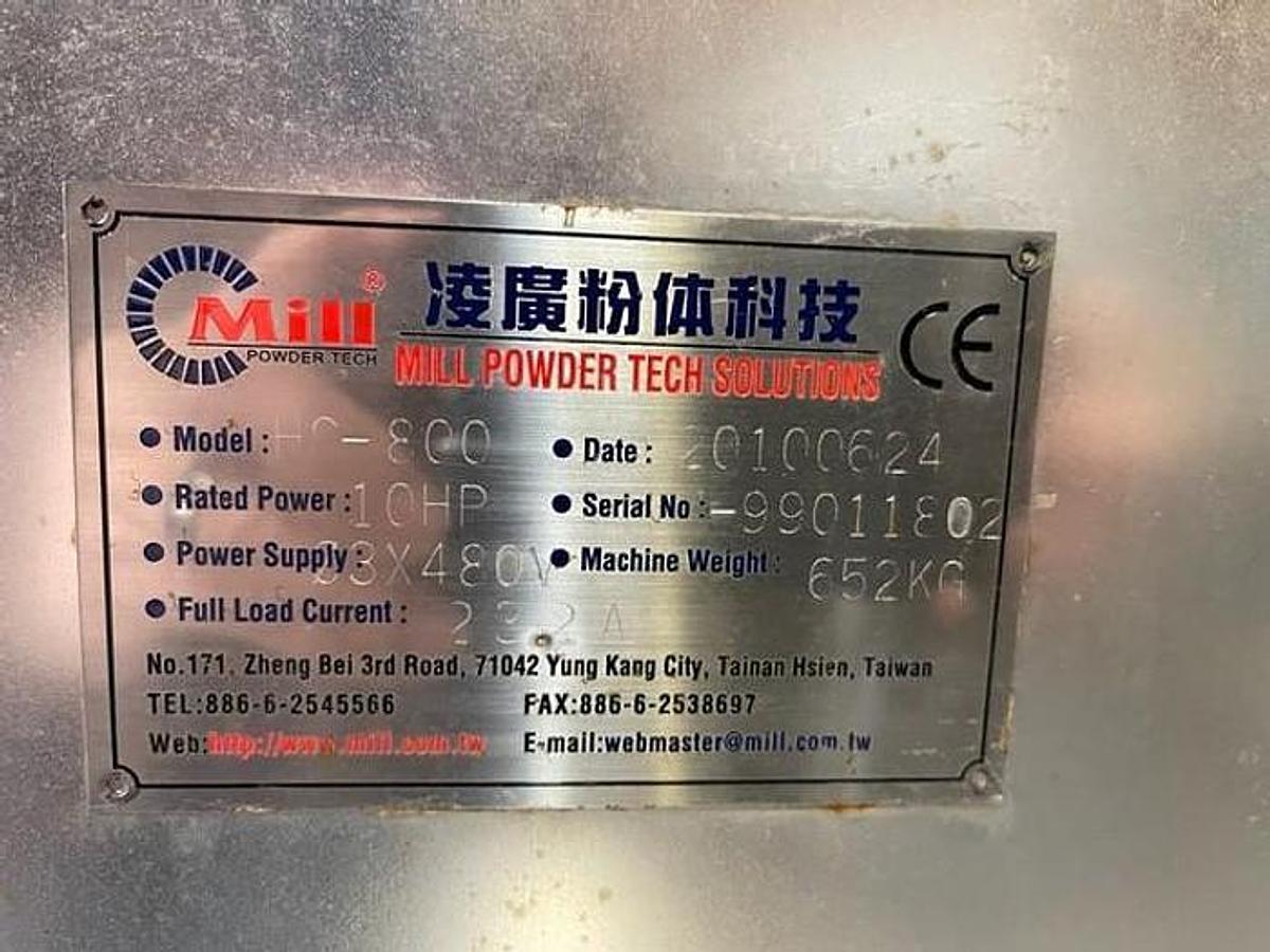 Used Mill, Lump Breaker, Stainless Steel Mill, HS-800, Mill Powder Tech Solutions, #5991922