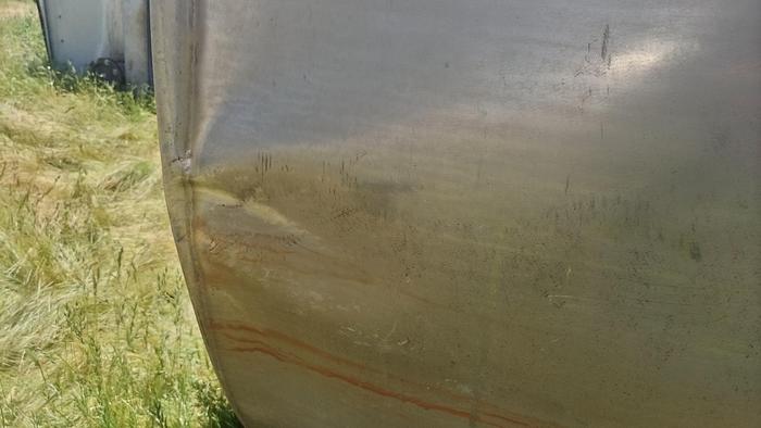 Used Tank, 8,600 Gallon, S/st, Storage Tank, 94" x 24' high #S744776